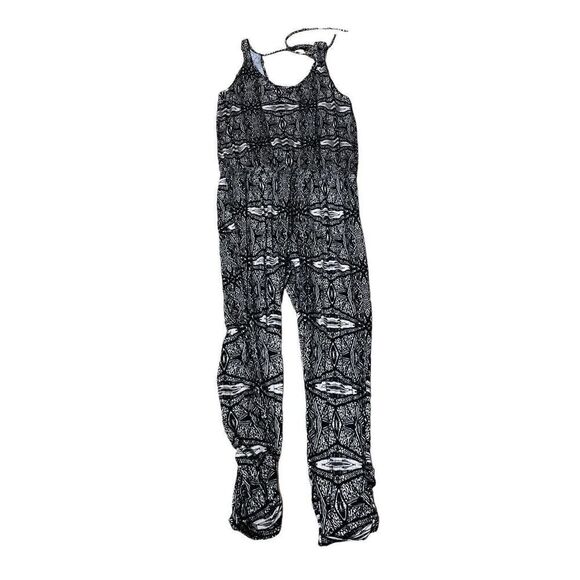 Mind Code Women Black & White Jumpsuit - Picture 1 of 8